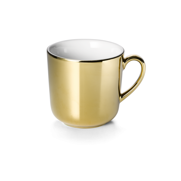 Dibbern Solid Color 2014500070 Gold Becher mit Henkel 0,45 l