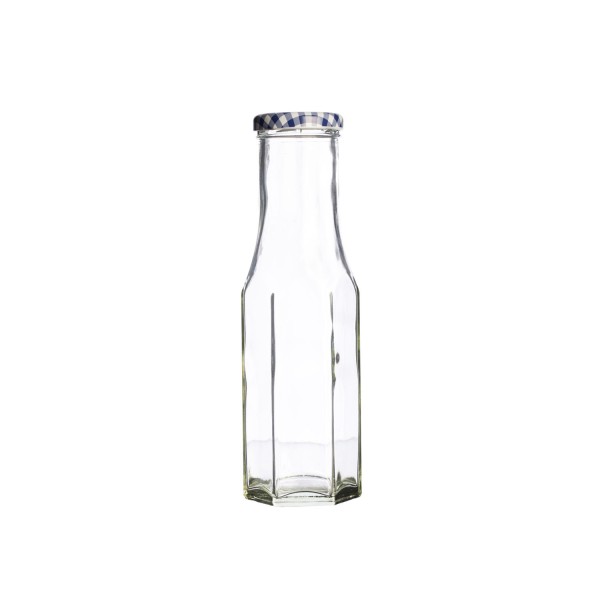 Kilner Einkochglas 0025.577 6-eckige Einkochflasche mit Drehverschluss, 0,25l