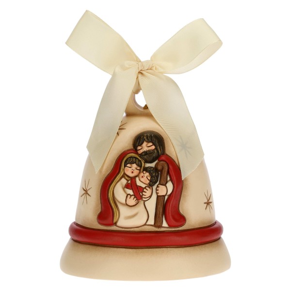 Weihnachtswelt von Thun Glocken Glocke Special Edition Heilige Familie (S3130B83) 12 cm