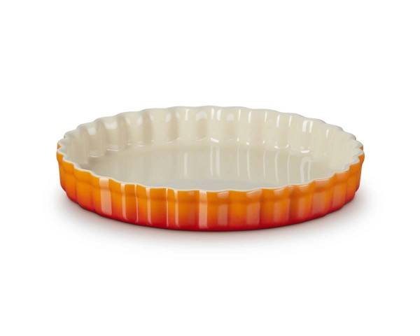 Le Creuset Steinzeug 71120240900001 Tarteform 24cm 1,4L - Ofenrot