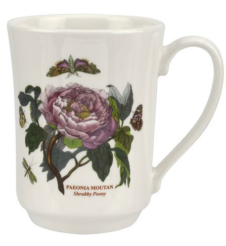 Portmeirion Botanic Garden Peony BGHF49510S Becher mit ausgestelltem Rand Höhe 0,39l