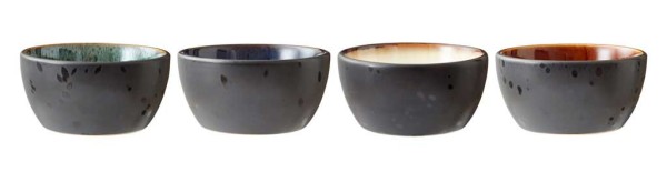 Bitz 12586 Bowl Set 10cm 4-teilig Schwarz sortiert