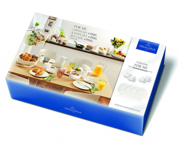 Villeroy &amp; Boch For me 1041539014 Kaffee Set 4 Pers.