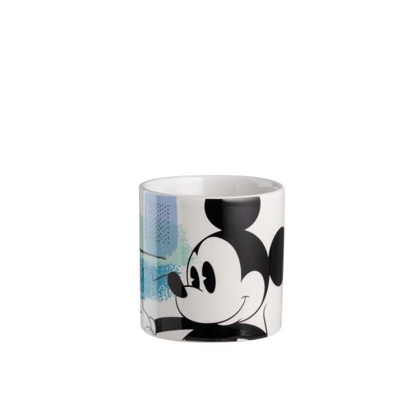 Gilde Disney - Mickey 81656 Übertopf 7cm "Mickey - Enjoy" - hellblau