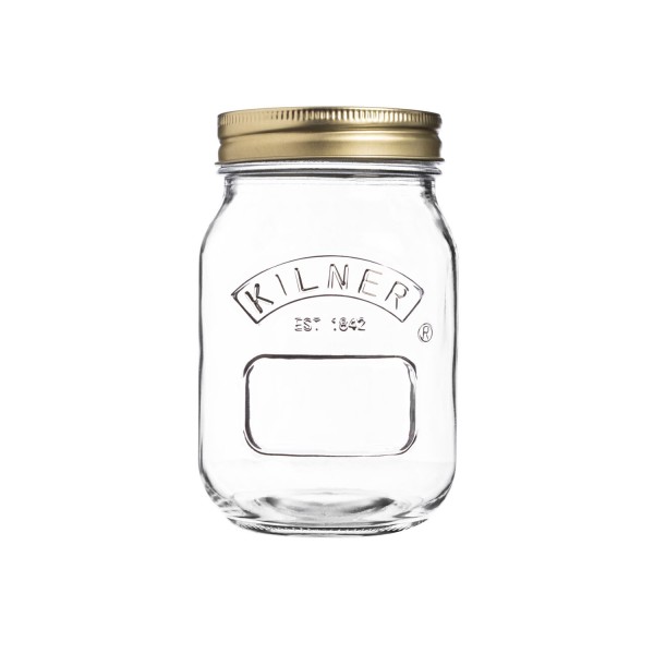 Kilner Einkochglas 0025.400 Einmachglas mit Schraubverschluss, 0,5l