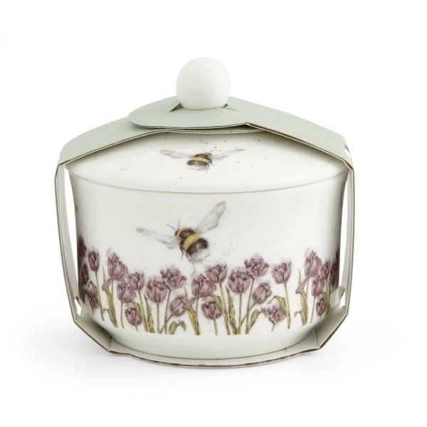 Royal Worcester Wrendale Designs Zuckerdose mit Deckel - Bumble Bee WNOP3926-XW
