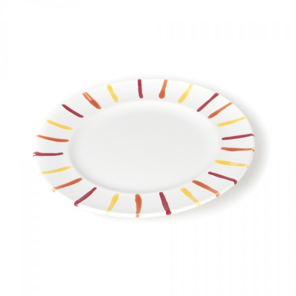 Gmundner Keramik Landlust Frühstücksteller Gourmet TDGO22 22cm
