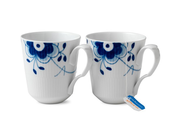 Royal Copenhagen Blue Fluted Mega 1016871 Becher 370 ml, Set 2 Stck.