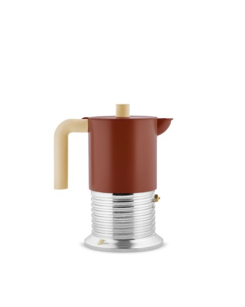 Alessi Vite PM01/6 BR Espressokocher 0,3l - Braun
