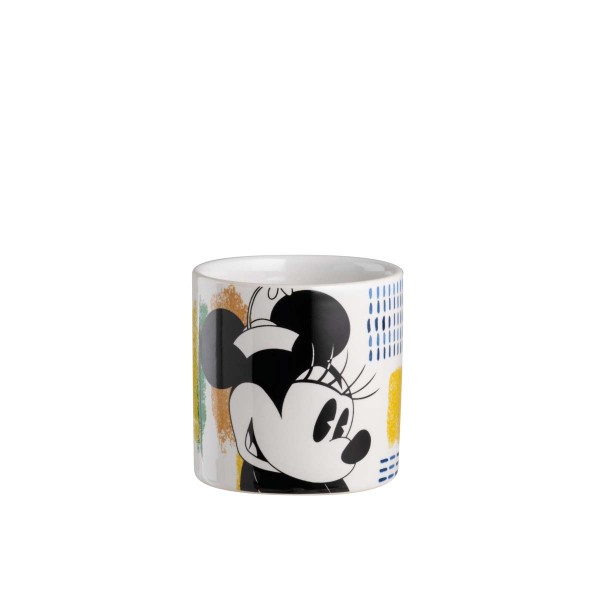 Gilde Disney - Mickey 81657 Übertopf 7cm "Minnie - Enjoy" - gelb