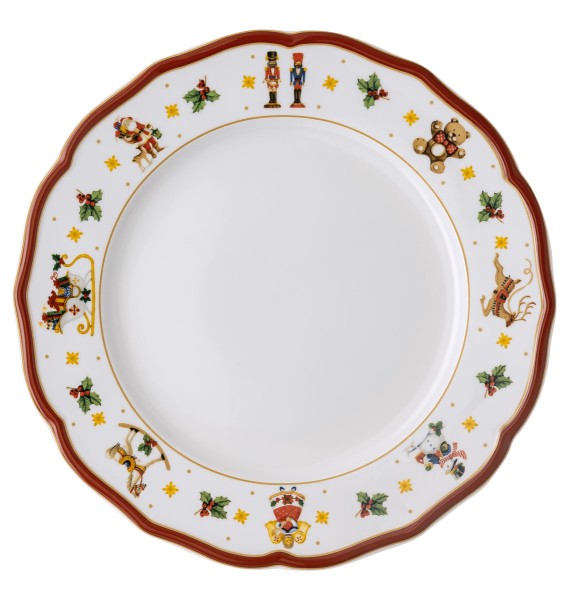 Hutschenreuther Happy Wintertime Red Teller 27 cm flach