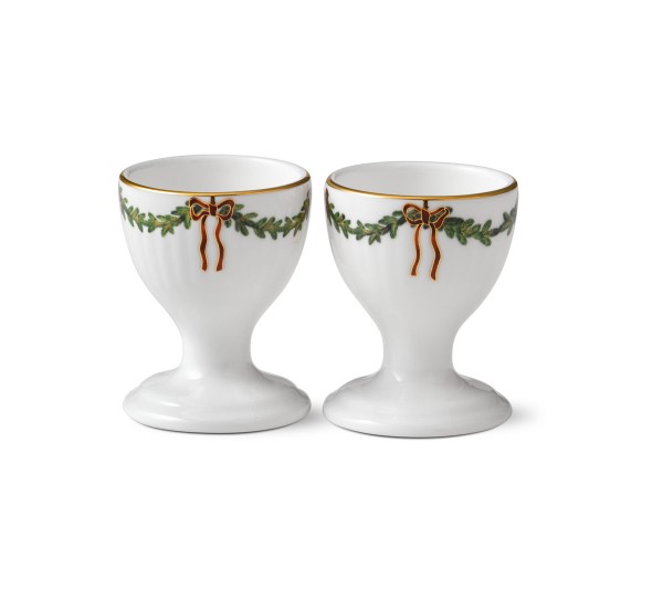 Royal Copenhagen Star Fluted Christmas 1017458 Eierbecher, Set 2-tlg.