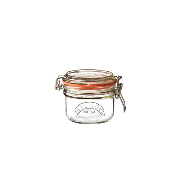 Kilner Einkochglas 0025.496 Rundes Bügelverschluss Glas, 125ml