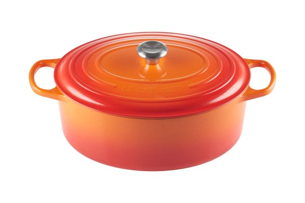 Le Creuset Kochgeschirr 21178350902430 Bräter Oval Signature 35cm - Ofenrot