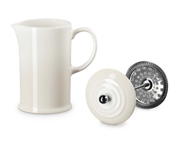 Le Creuset Steinzeug 70712007160009 Kaffeebereiter 1L - Meringue