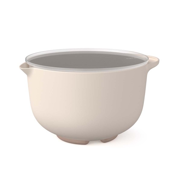 Mepal Chef it 102306531500 Rührschüssel 4l mit Deckel - Chalk