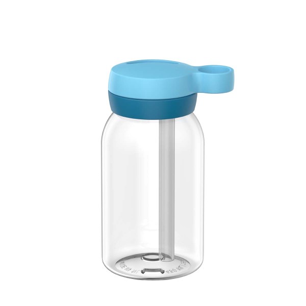 Mepal Campus 107480018300 Trinkflasche mit Trinkhalm 0,45l - Cool Blue