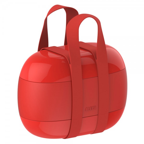 Alessi Food à Porter SA02 R Lunchbox 19x13cm - Rot