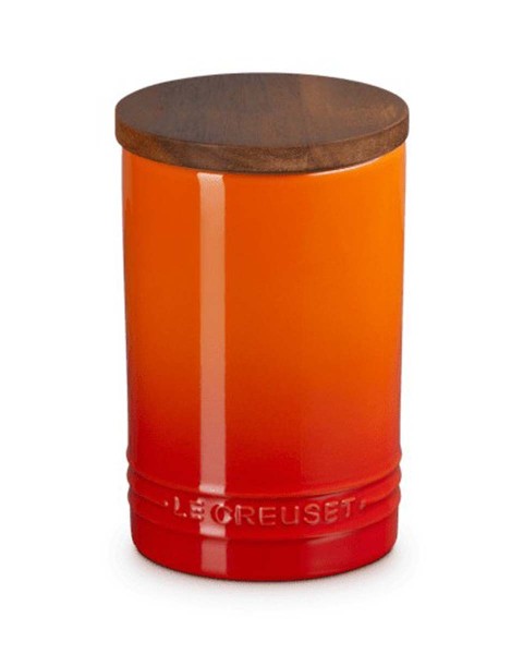 Le Creuset Steinzeug 70819770900099 Vorratsdose 0,77L - Ofenrot