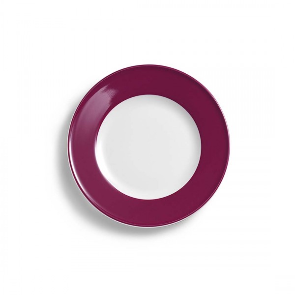 Dibbern Solid Color 2002100020 Bordeaux Teller flach 21 cm Fahne