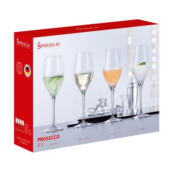 Spiegelau 4400275 Proseccoglas Set 4-tlg.