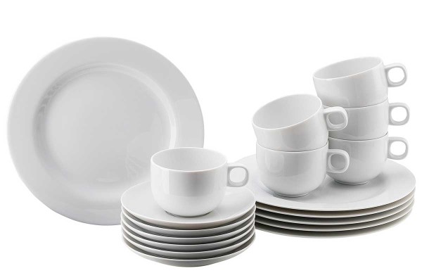 Rosenthal Moon Weiss Kaffeeset 18-tlg.