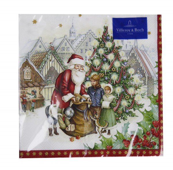 IHR Toy&#039;S Christmas Market (V&amp;B) L725100 Lunch-Servietten 33 x 33 cm
