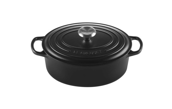 Le Creuset Kochgeschirr 21178290000430 Bräter Oval Signature 29cm - Schwarz