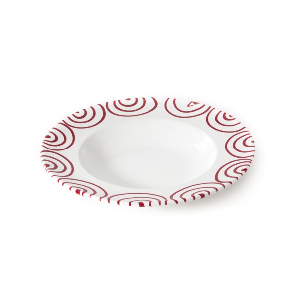 Gmundner Keramik Rotgeflammt Pastateller Gourmet (TEGO29) 29 cm