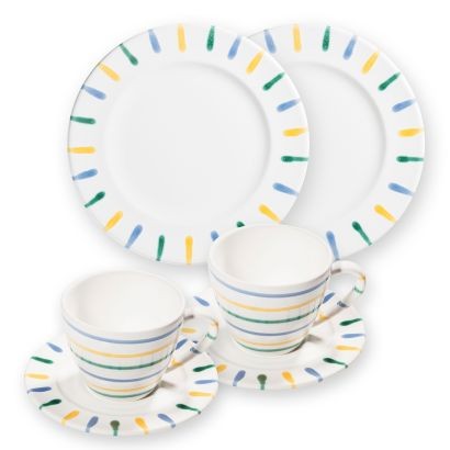 Gmundner Buntgeflammt 0103STSG06SET Frühstück für 2 Gourmet