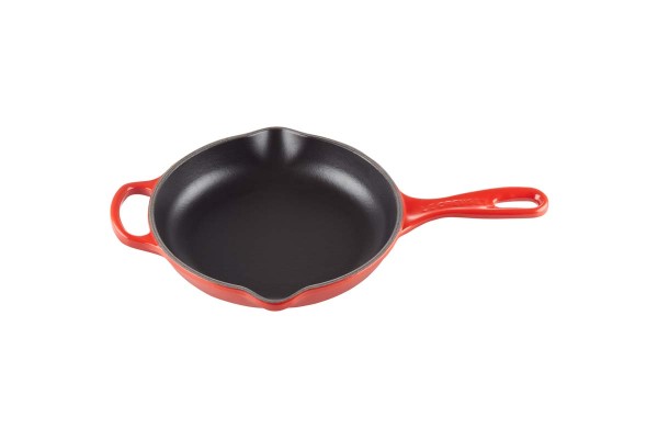 Le Creuset Pfannen 20182200600422 Brat-&amp; Servierpfanne Signature 20cm - Kirschrot
