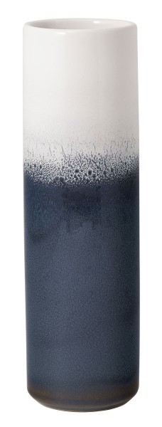 Villeroy &amp; Boch Lave 1042869235 Lave Home Vase Cylinder bleu groß 7,5 x 7,5 x 25 cm