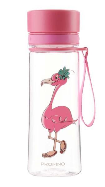 Profino Infuze 100330 Trinkflasche 350ml - Flamingo