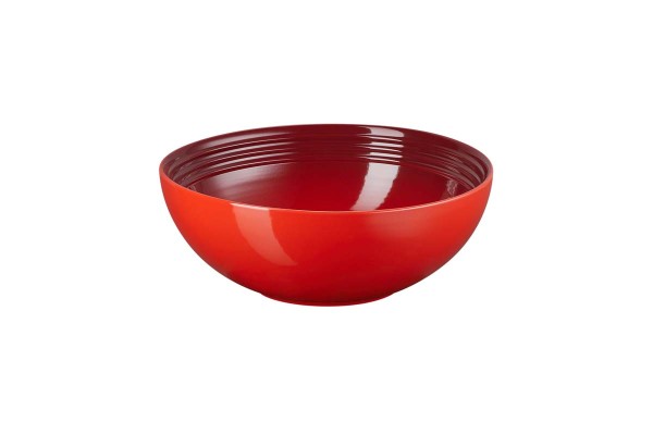 Le Creuset Poterie 70120240600001 Salatschüssel 24cm - Kirschrot