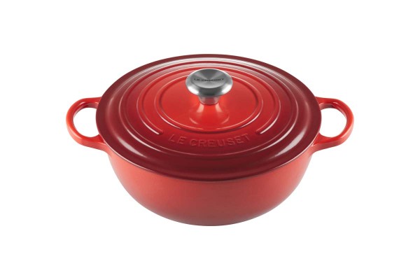 Le Creuset Spezialprodukte 21114260600430 La Marmite Signature 26cm - Kirschrot
