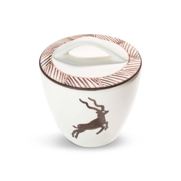 Gmundner Brauner Kudu 0463DZGO09 Zuckerdose Gourmet (Ø 9cm)