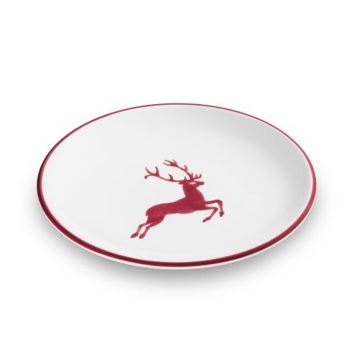 Gmundner Bordeauxroter Hirsch 0320TDCU20 Dessertteller Cup (Ø 20cm)