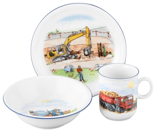 Seltmann Compact Auf der Baustelle Kinder-Set 3-teilig W