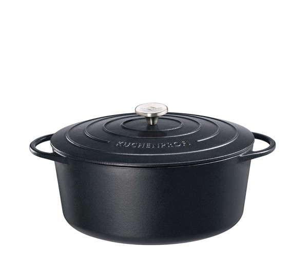 Küchenprofi Provence 0402001035 Bratentopf oval 35cm - Classic Black