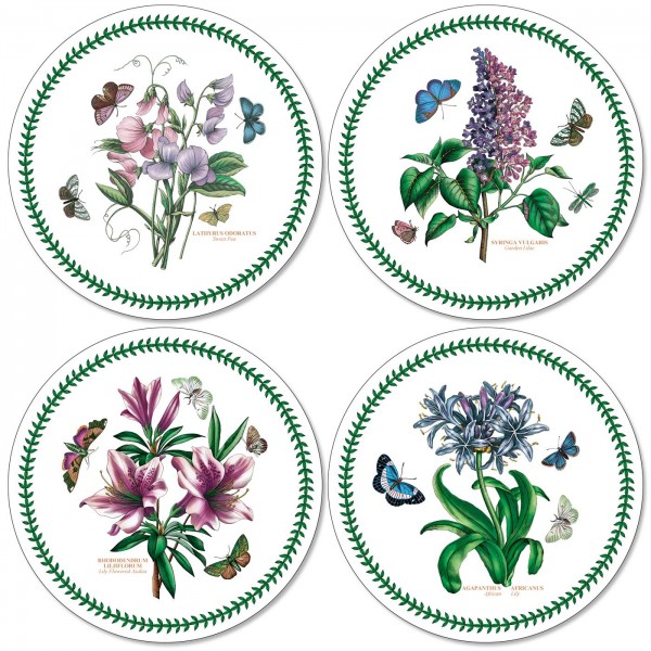 Portmeirion Botanic Garden X0012348013 Set 4-tlg. runde Untersetzer 31 cm
