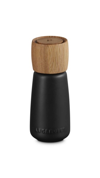 Le Creuset Mühlen 44017170000201 Pfeffermühle Premium 0,27L - Schwarz Matt