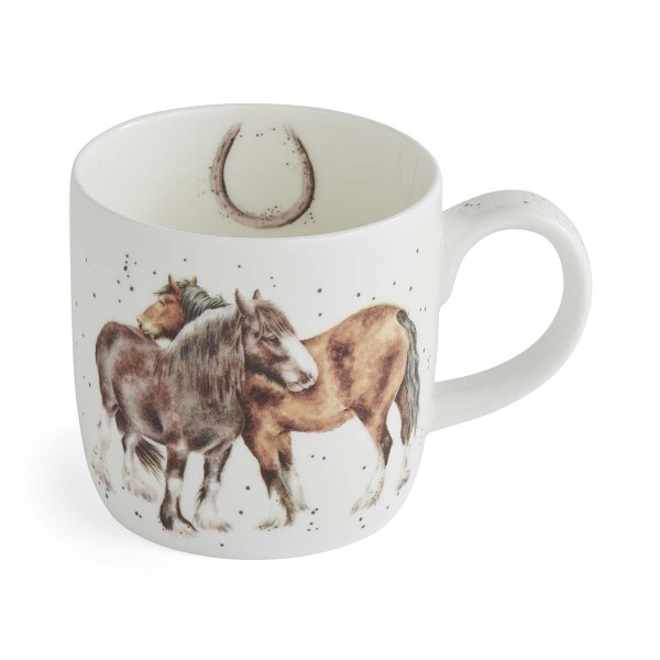 Royal Worcester Wrendale Designs MMVJ5629-XS Becher mit Henkel 0,31l - Side by Side