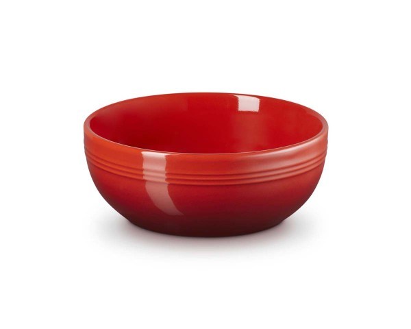 Le Creuset Steinzeug 70157850607099 Müslischale Coupe 16cm 0,77L - Kirschrot