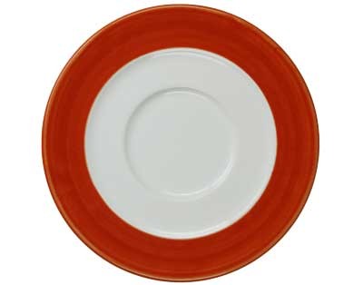 Gmundner Keramik Landlust Kaffeeuntere Gourmet 'Variation Orange' 273TUGO16 16cm