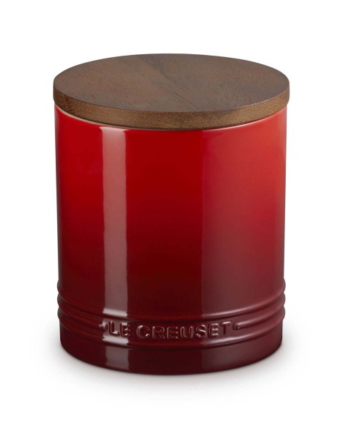 Le Creuset Steinzeug 70819100600099 Vorratsdose 1,1L - Kirschrot