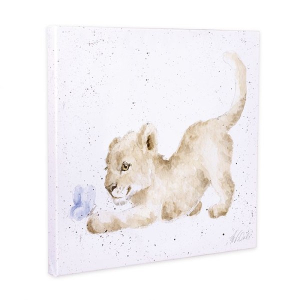 Wrendale Leinwand-Kollektion LTW-CANS009 "A-roar-able" - Löwe - 20cm