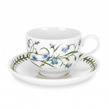 Portmeirion Botanic Garden: Glockenblume Kaffee-/Teetasse mit Untertasse BG04507 (harebell) 0,20 Ltr