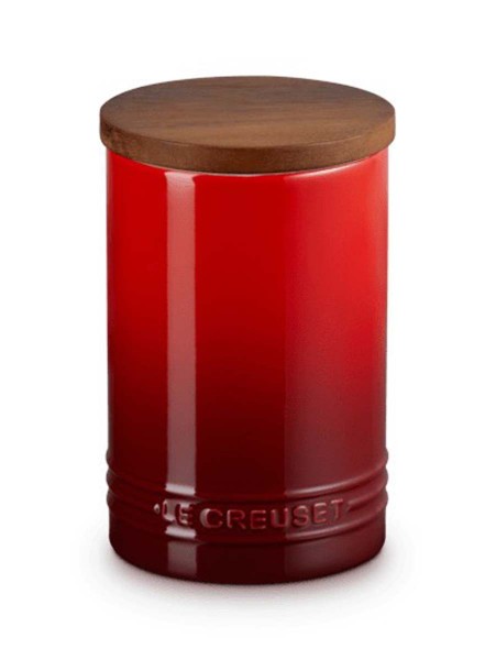 Le Creuset Steinzeug 70819770600099 Vorratsdose 0,77L - Kirschrot