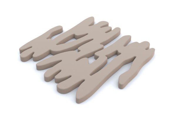 Alessi Barkforpan BM20 WG Topf-Untersetzer 15cm Warm Grey