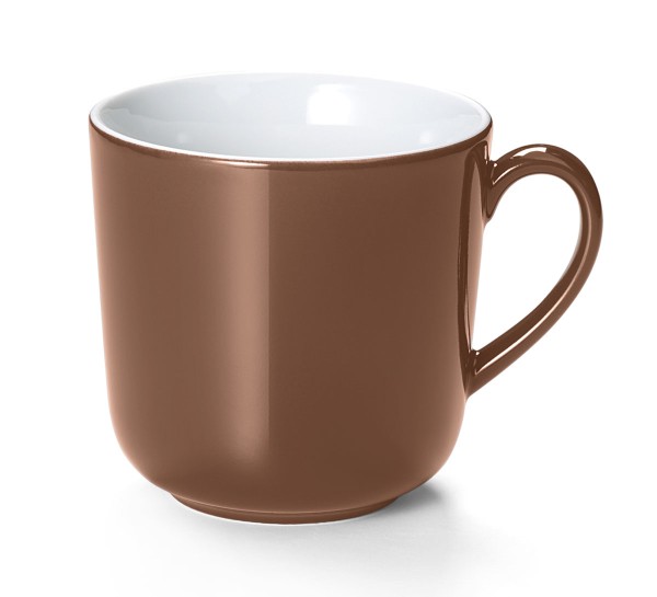 Dibbern Solid Color 2014400065 Chocolate Becher mit Henkel 0,32l